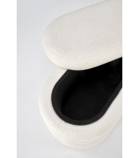 BLISS ławka z funkcją pojemnika, kremowy (1p1szt)