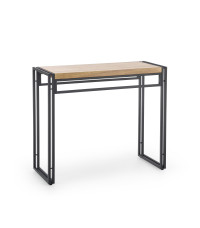 BOLIVAR KN1 konsolka dąb złoty / czarny (1p1szt)