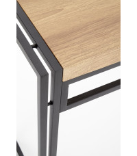 BOLIVAR KN1 konsolka dąb złoty / czarny (1p1szt)