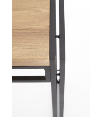 BOLIVAR KN1 konsolka dąb złoty / czarny (1p1szt)