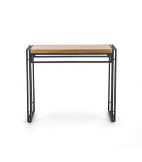 BOLIVAR KN1 konsolka dąb złoty / czarny (1p1szt)