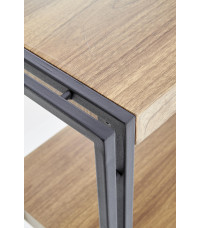 BOLIVAR REG1 regał dąb złoty / czarny (1p1szt)