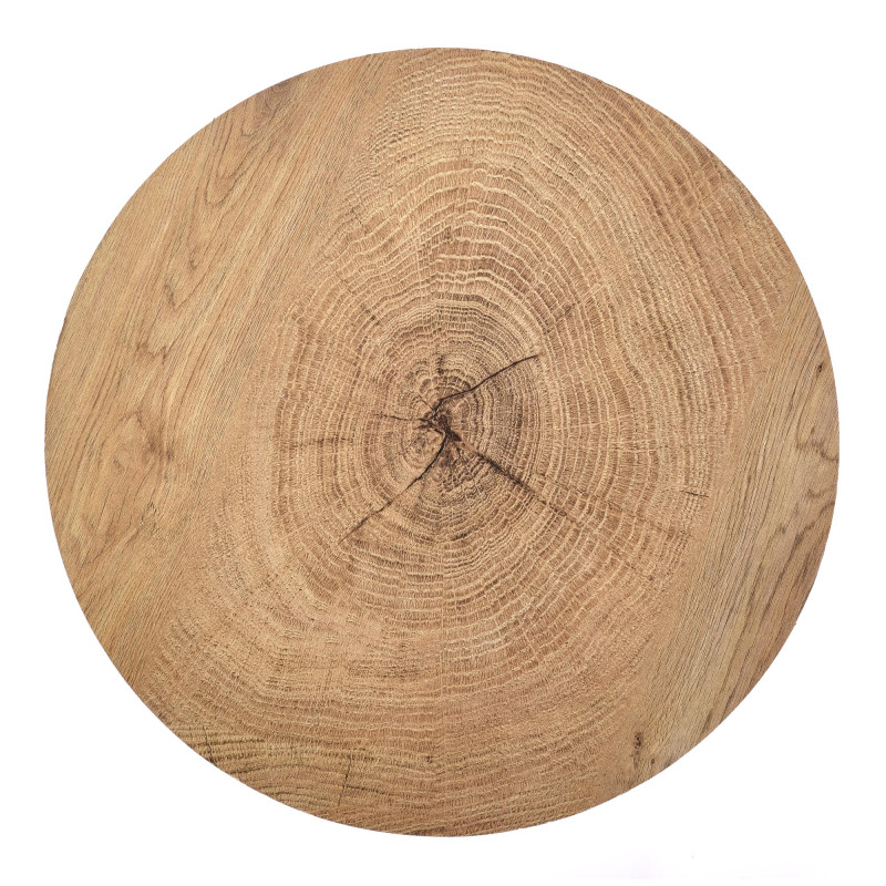 BROOKLYN-S ława dąb naturalny/czarny (1p1szt)