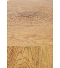 BROOKLYN-S ława dąb naturalny/czarny (1p1szt)