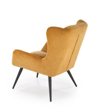 BYRON fotel wypoczynkowy musztardowy (1p1szt)