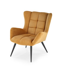 BYRON fotel wypoczynkowy musztardowy (1p1szt)