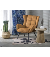 BYRON fotel wypoczynkowy musztardowy (1p1szt)