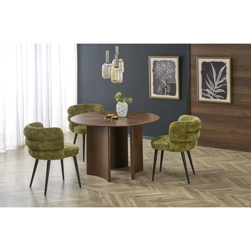 CALDO stół okrągły, orzechowy (2p1szt)