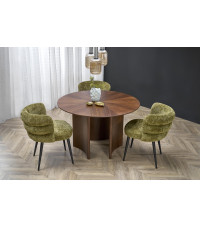 CALDO stół okrągły, orzechowy (2p1szt)