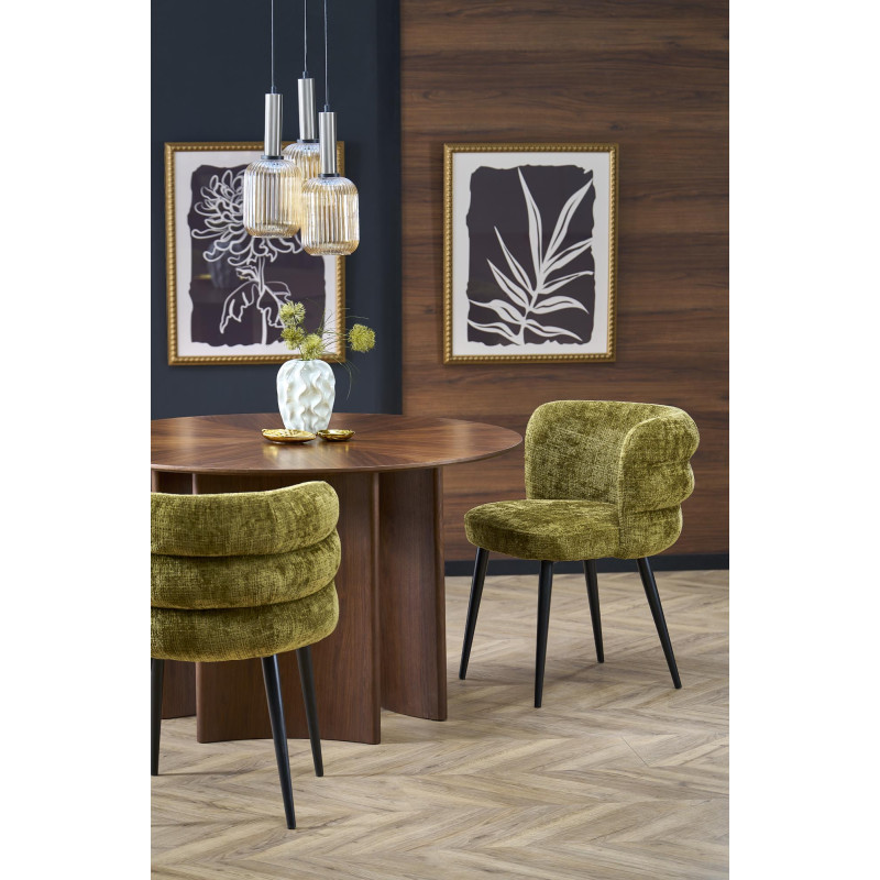 CALDO stół okrągły, orzechowy (2p1szt)