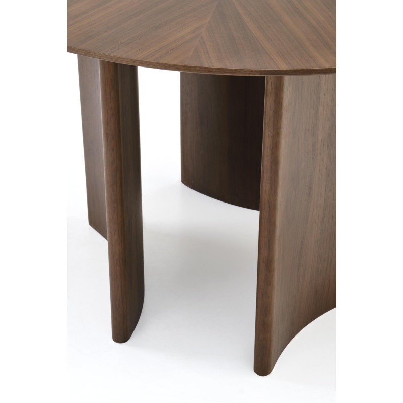 CALDO stół okrągły, orzechowy (2p1szt)