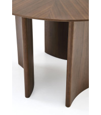 CALDO stół okrągły, orzechowy (2p1szt)