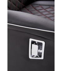 CAMARO fotel wypoczynkowy czarny / czerwony (1p1szt)