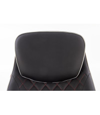 CAMARO fotel wypoczynkowy czarny / czerwony (1p1szt)