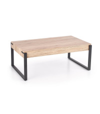 CAPRI ława dąb san remo / czarny (1p1szt)