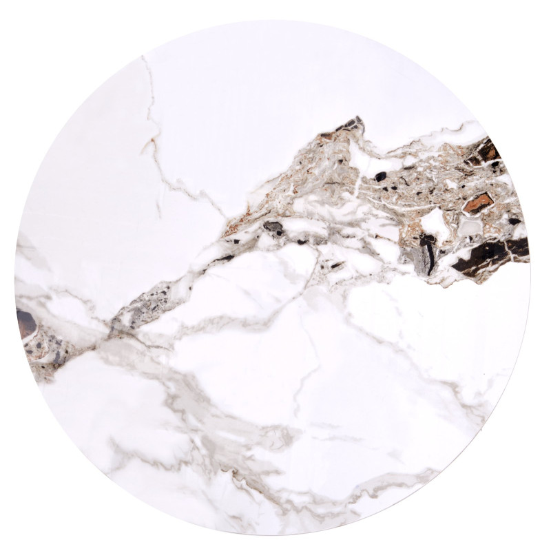 CARINA_S  ława beżowy marmur / orzechowy (2p1szt)