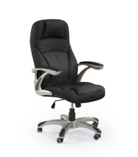 CARLOS fotel gabinetowy czarny