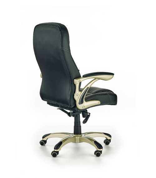 CARLOS fotel gabinetowy czarny