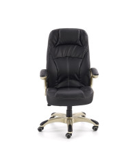 CARLOS fotel gabinetowy czarny