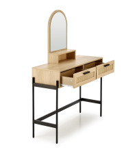 CARMEN konsolka naturalny / czarny (1p1szt)