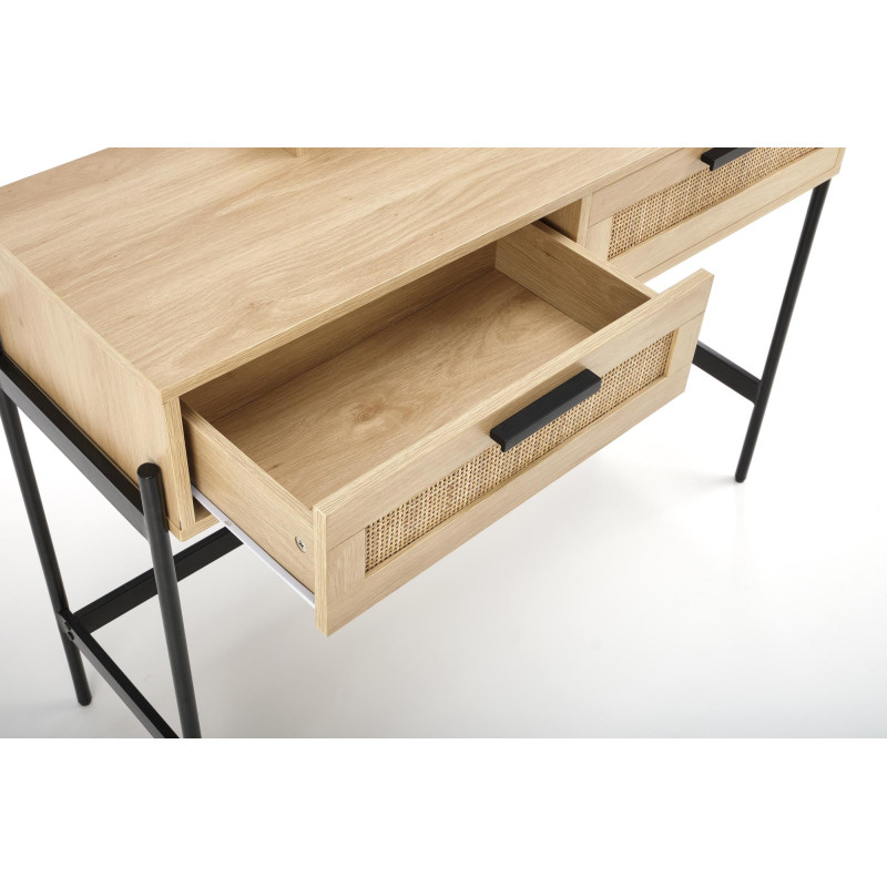 CARMEN konsolka naturalny / czarny (1p1szt)