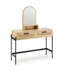 CARMEN konsolka naturalny / czarny (1p1szt)