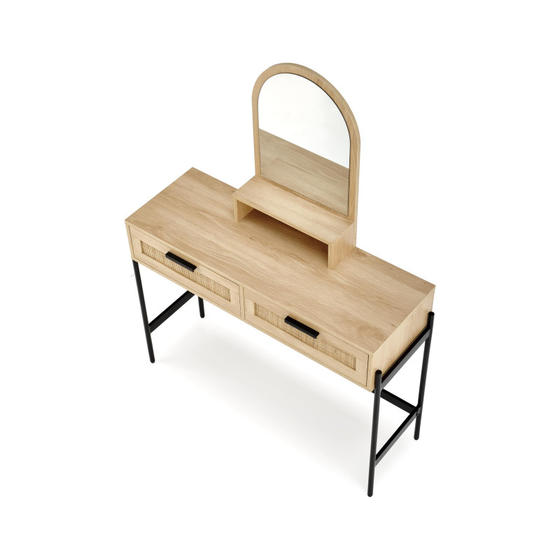 CARMEN konsolka naturalny / czarny (1p1szt)