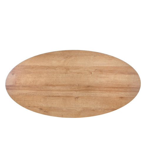 CAROLINA ława dąb złoty/czarny (1p1szt)