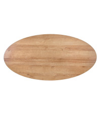 CAROLINA ława dąb złoty/czarny (1p1szt)