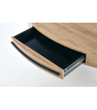 CAROLINA ława dąb złoty/czarny (1p1szt)