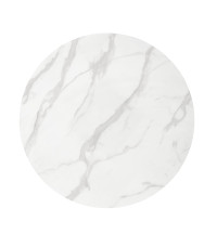 CASEMIRO stół blat - biały marmur, noga - złoty (2p1szt)