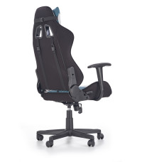 CAYMAN fotel gabinetowy jasny popiel-turkusowy