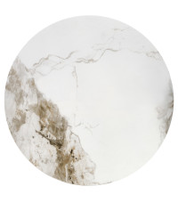 CECILIA ława biały marmur / popielaty / złoty (2p1szt)