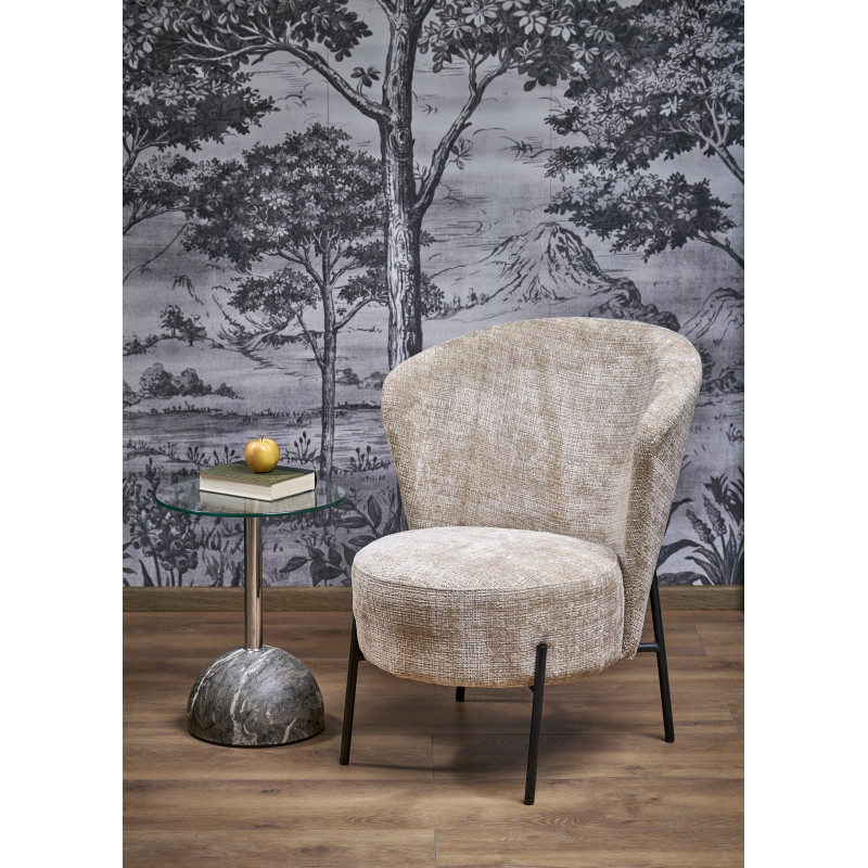 CEZAR fotel wypoczynkowy, beżowy (1p1szt)