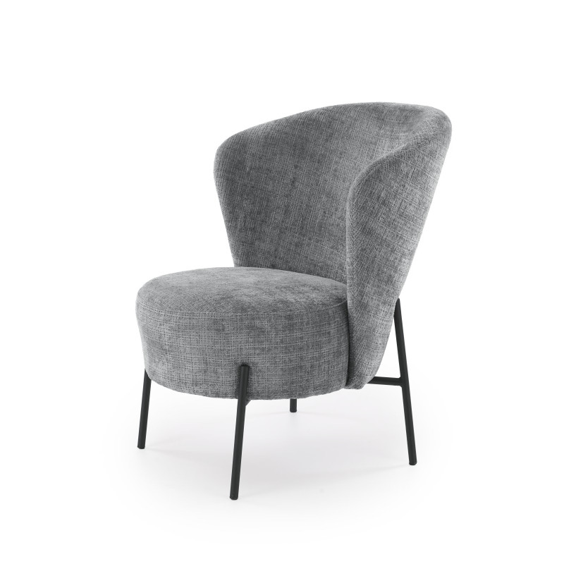 CEZAR fotel wypoczynkowy, popielaty (1p1szt)