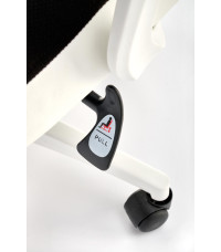 CHRONO fotel gabinetowy biało-czarny