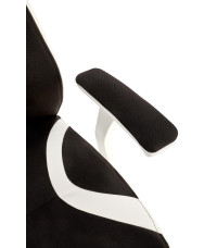 CHRONO fotel gabinetowy biało-czarny