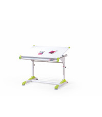 COLLORIDO biurko biało-zielono-różowy
