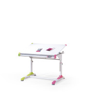 COLLORIDO biurko biało-zielono-różowy
