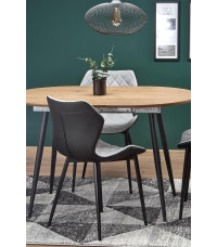 COLORADO stół rozkładany, blat - dab złoty, stelaż - czarny (2p1szt)