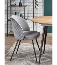 COLORADO stół rozkładany, blat - dab złoty, stelaż - czarny (2p1szt)