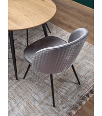 COLORADO stół rozkładany, blat - dab złoty, stelaż - czarny (2p1szt)