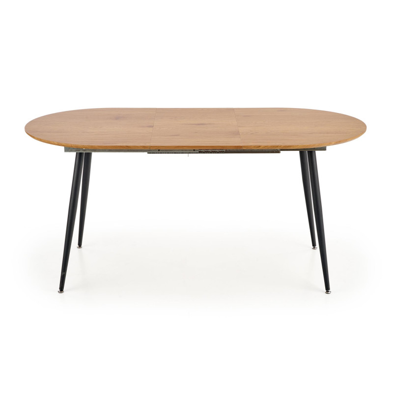 COLORADO stół rozkładany, blat - dab złoty, stelaż - czarny (2p1szt)