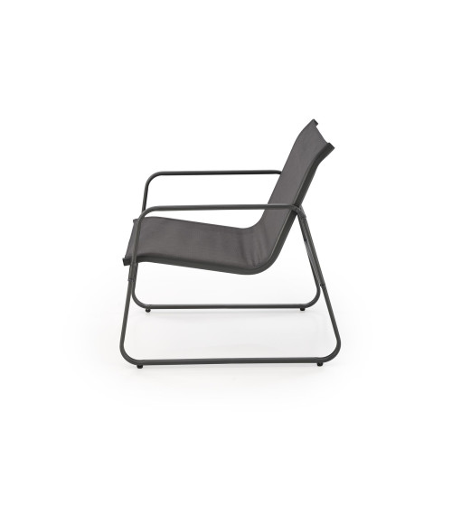 CONOR zestaw ogrodowy ( sofa + fotel 2x + ława ), ciemny popiel / jasny popiel (1p1set)