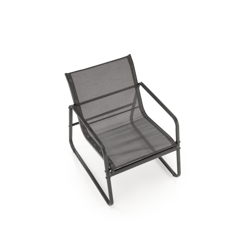 CONOR zestaw ogrodowy ( sofa + fotel 2x + ława ), ciemny popiel / jasny popiel (1p1set)