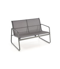 CONOR zestaw ogrodowy ( sofa + fotel 2x + ława ), ciemny popiel / jasny popiel (1p1set)