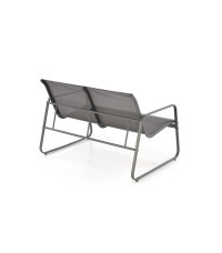 CONOR zestaw ogrodowy ( sofa + fotel 2x + ława ), ciemny popiel / jasny popiel (1p1set)