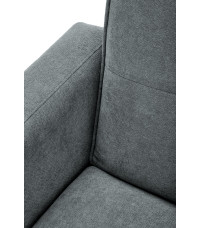 CORNELIUS sofa rozkładana z funkcją narożnika popiel (1p1szt)