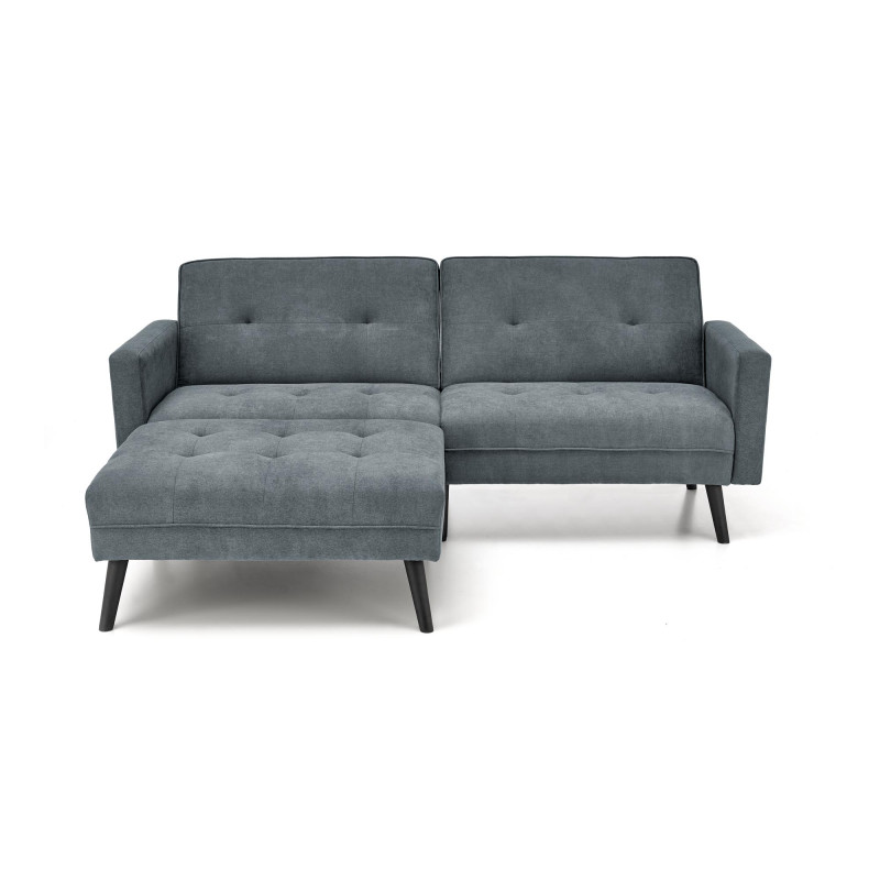 CORNELIUS sofa rozkładana z funkcją narożnika popiel (1p1szt)