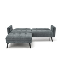 CORNELIUS sofa rozkładana z funkcją narożnika popiel (1p1szt)